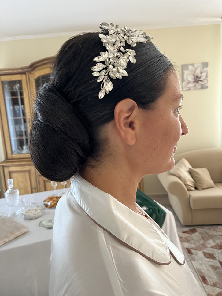 Wedding hair and makeup by Bar Beauty at Alta Moda
